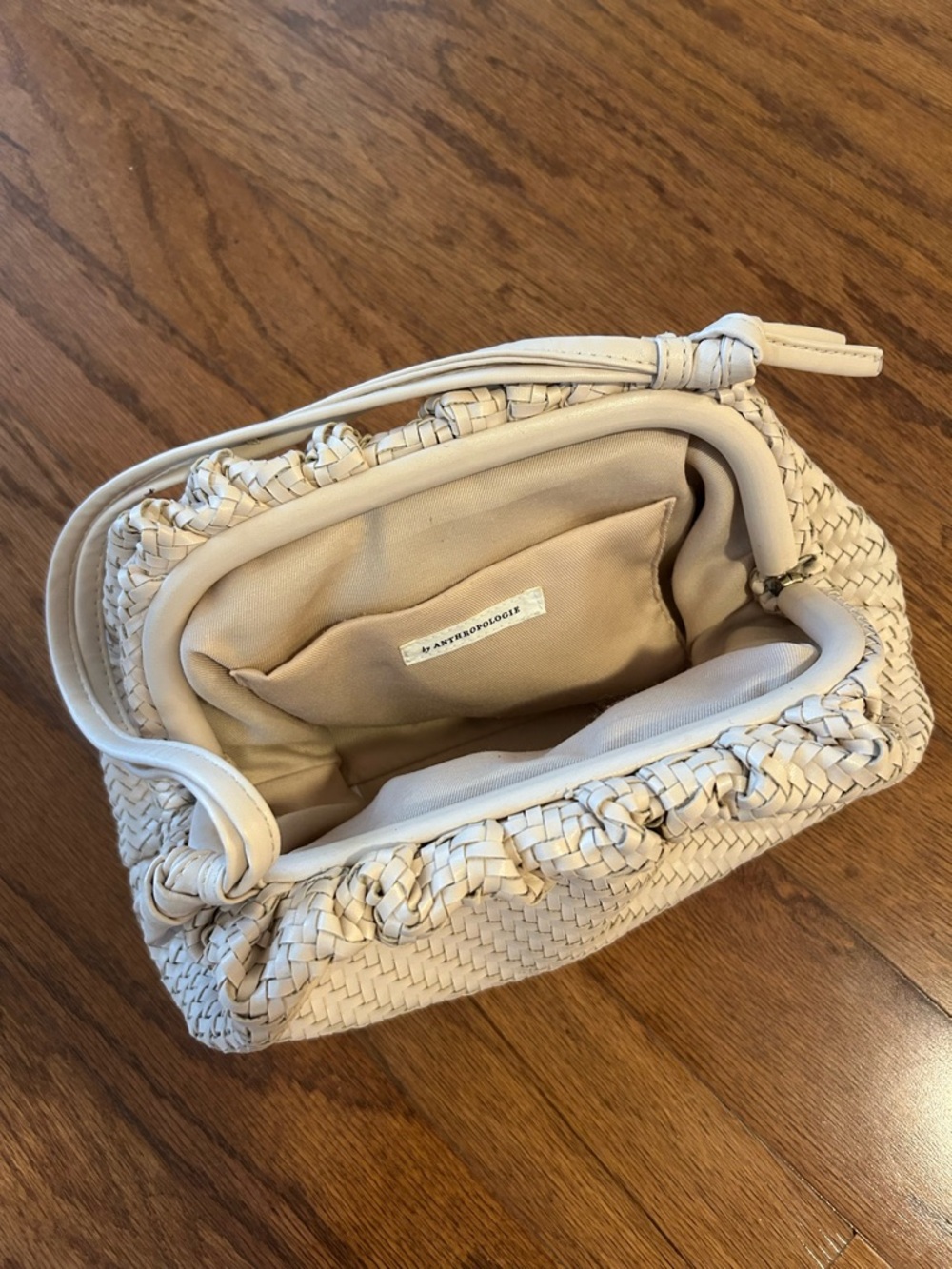 Anthropologie Frankie Clutch, Ivory - Picture 8 of 12